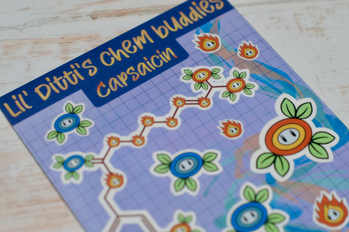 Chem buddy vinyl sticker sheets