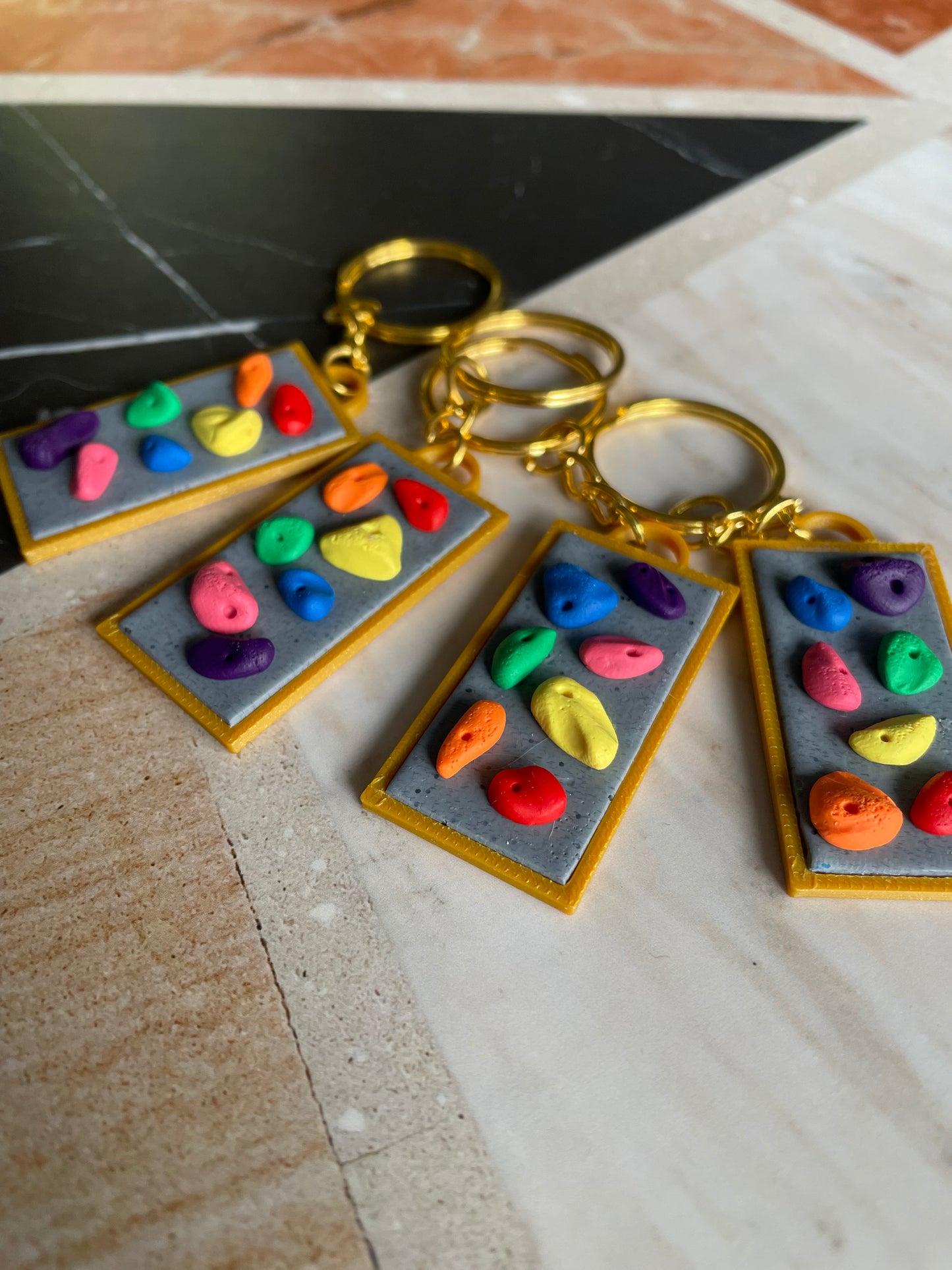 Bouldering keychain