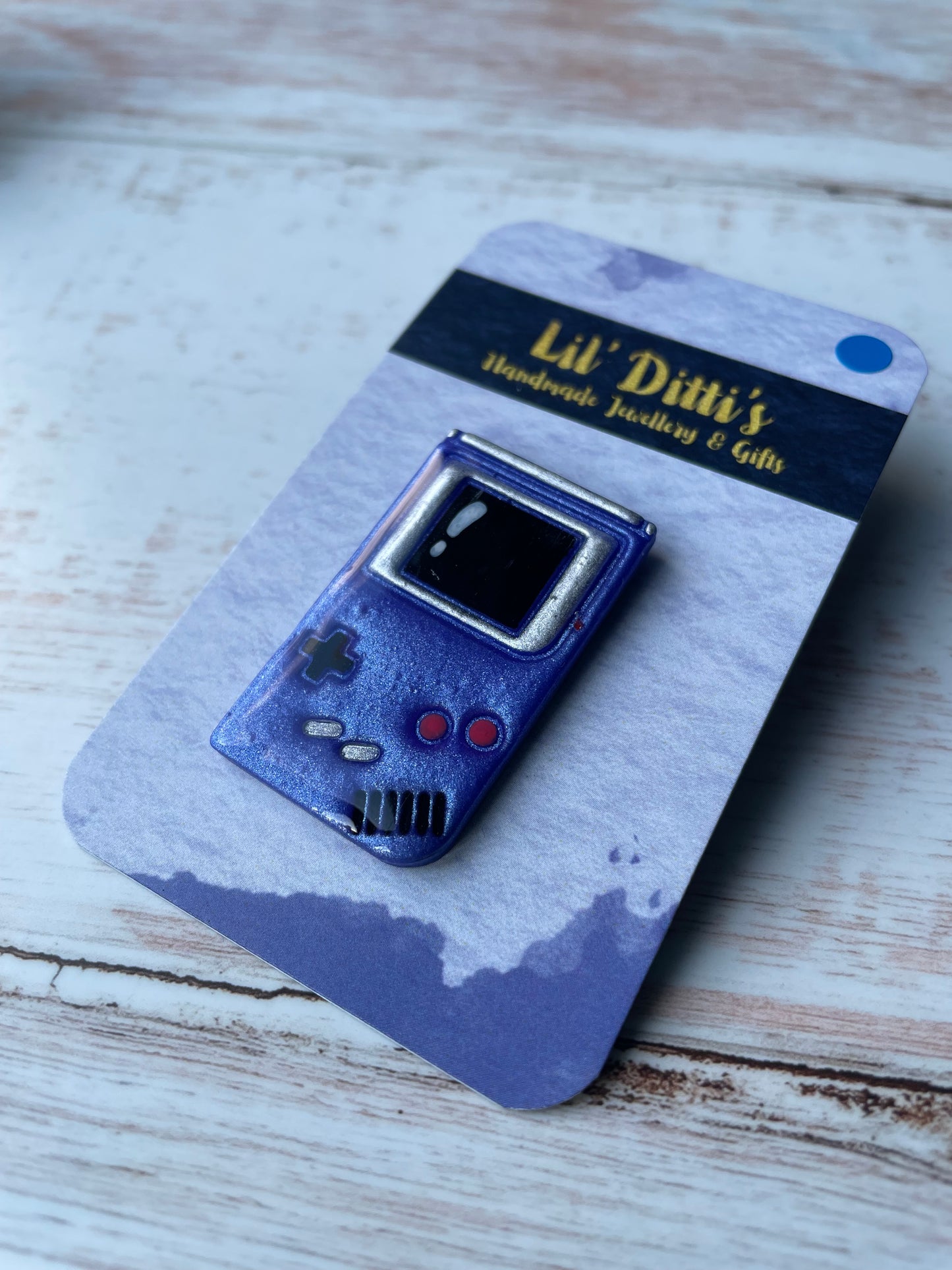 Gameboy Colour Pin - handmade polymer clay