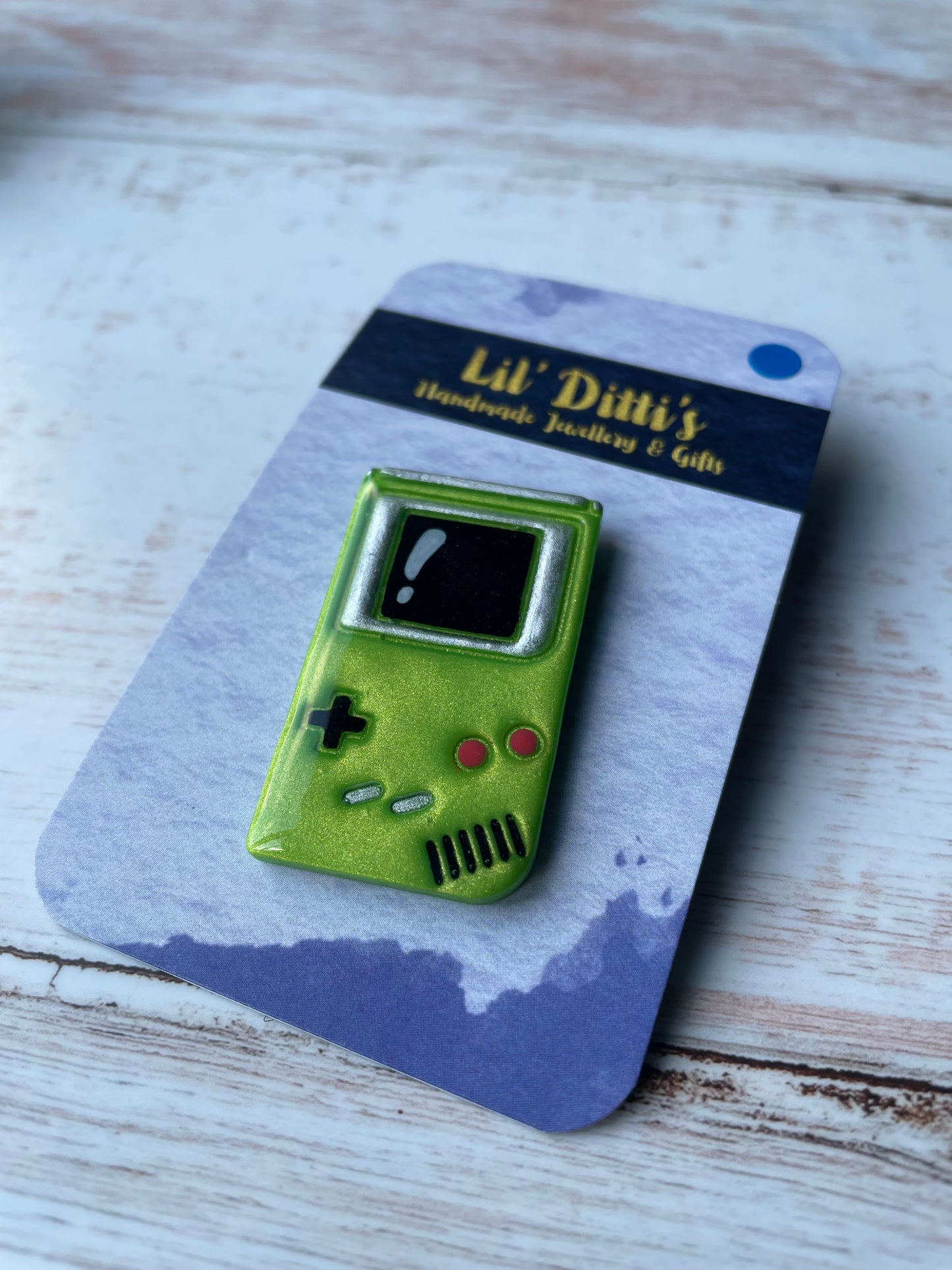 Gameboy Colour Pin - handmade polymer clay