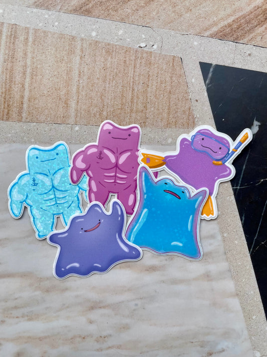 Lil' Dittos Stickers - various finishes
