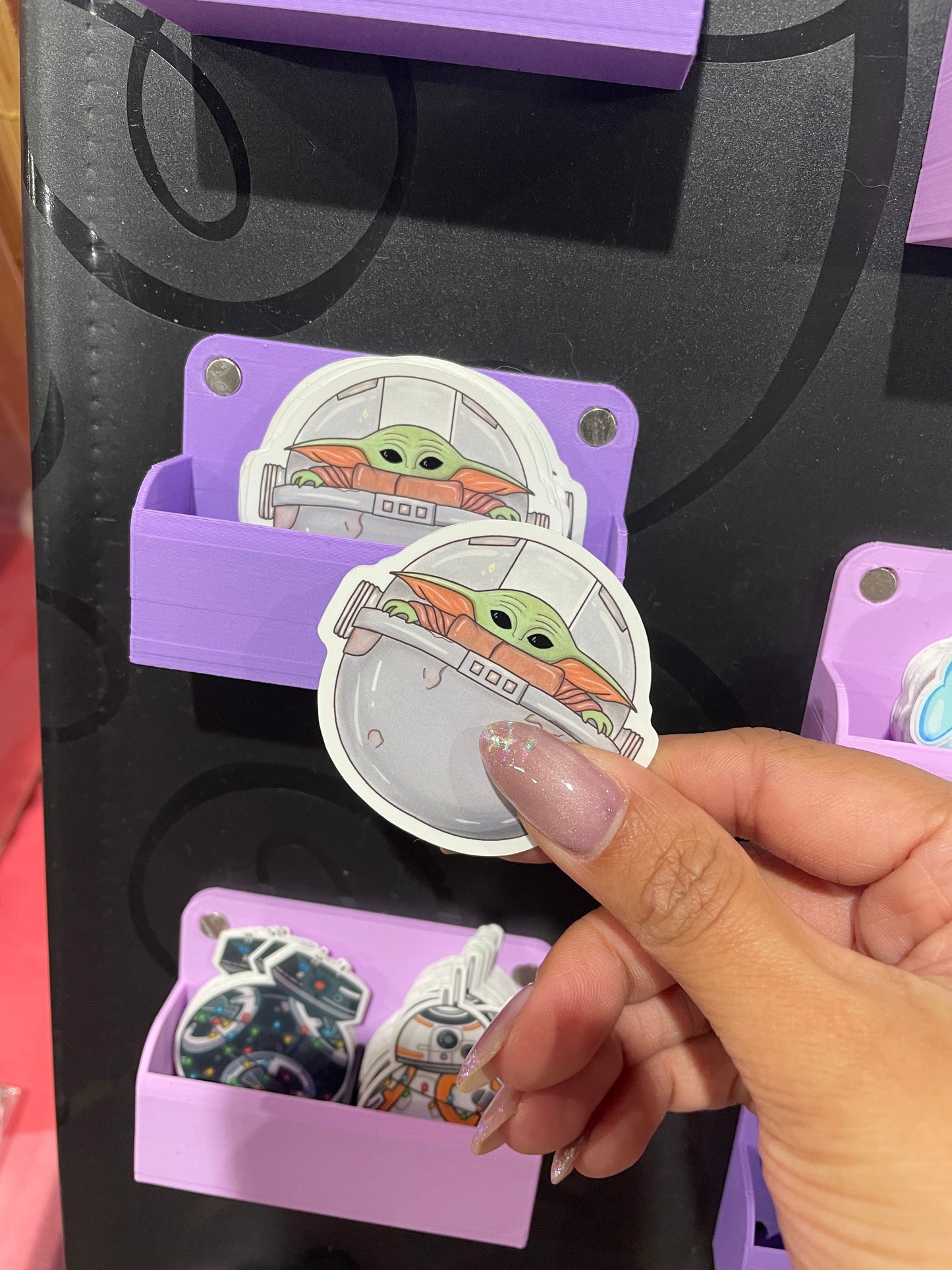 Grogu sticker - glossy vinyl